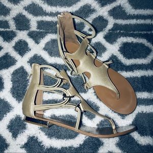 Gold Aldo Sandals